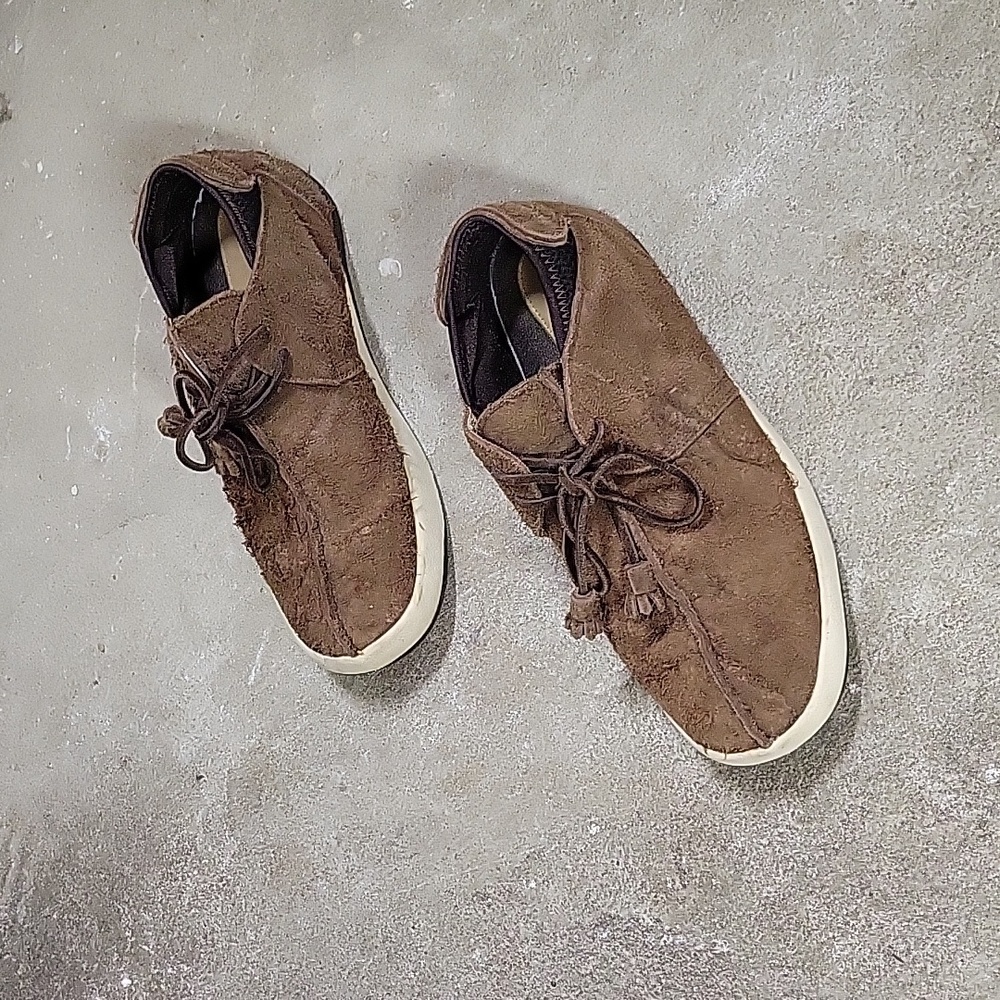 Vismim Archieve Brown Leather Casual Mocassin Sneakers - Picture 2 of 6